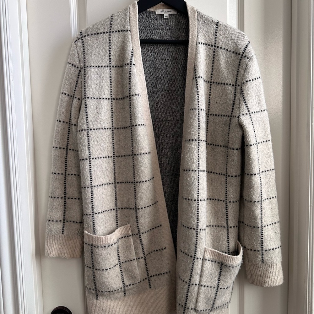 Madewell Merino Wool Cardigan - Women's Size Small, Cozy & Stylish Sweater